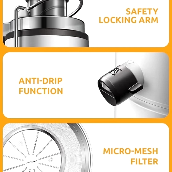 GDOR Stainless Steel Centrifugal Juicer - Picture 8 of 8